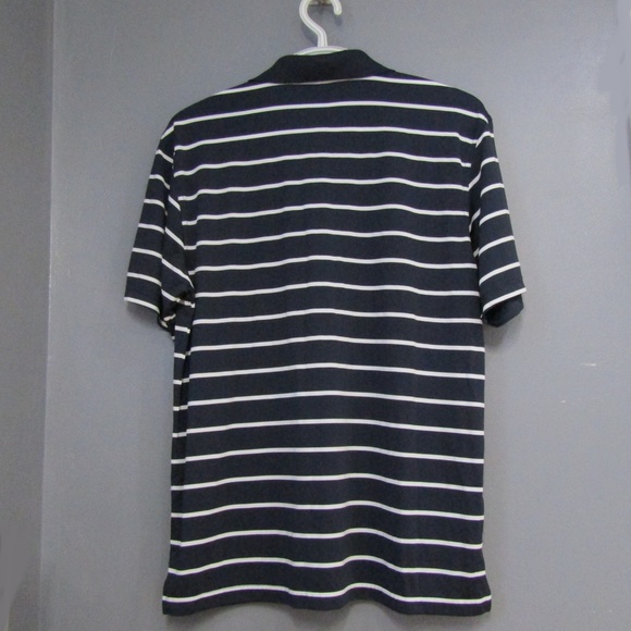 PGA Tour Navy Blue White Airflux Polo Golf Shirt - Picture 3 of 4